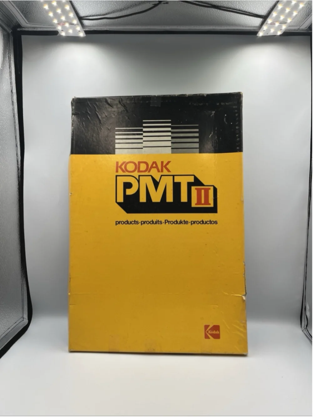 Vintage Kodak PMT2 BOX ONLY , WAS USED FOR CONTAINER ORDERS OR MATT PAPER INPAST